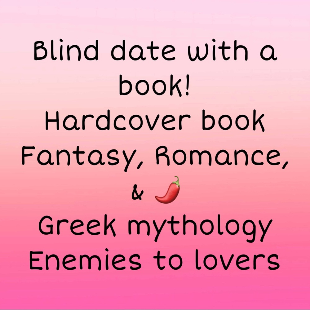 Blind date with a book!